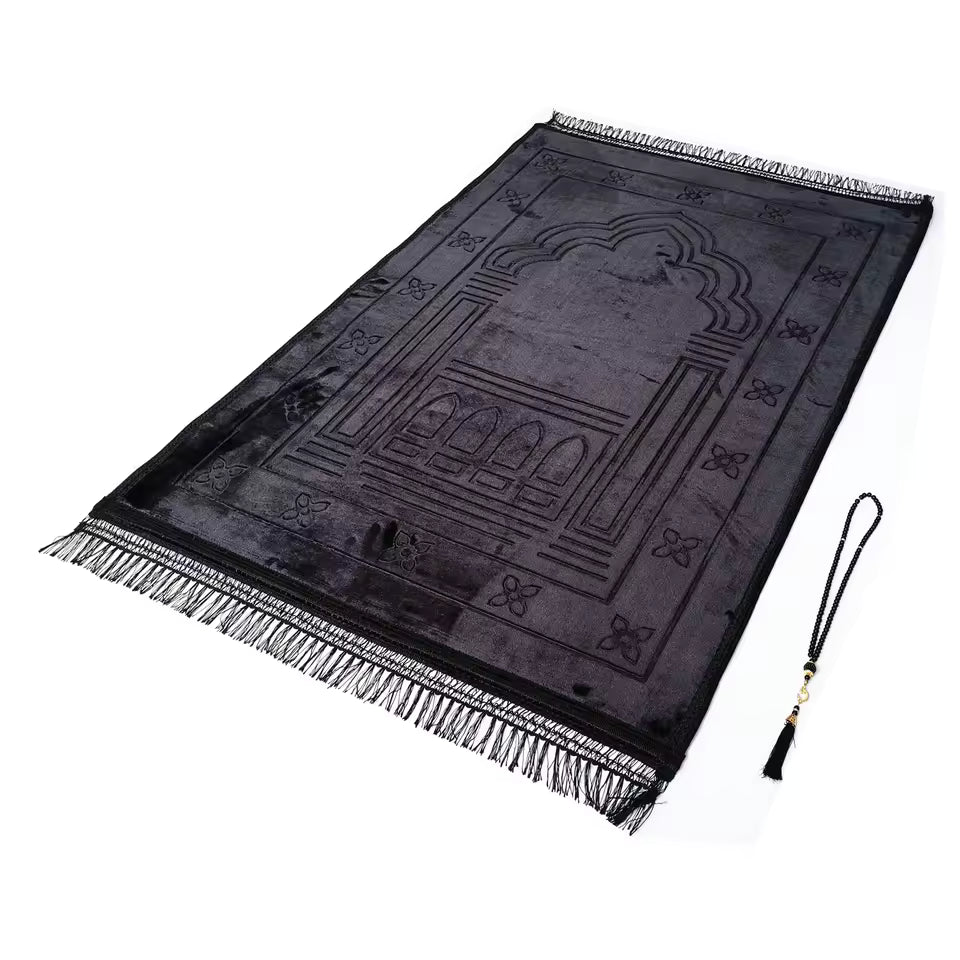 Handmade Prayer Mat - Black