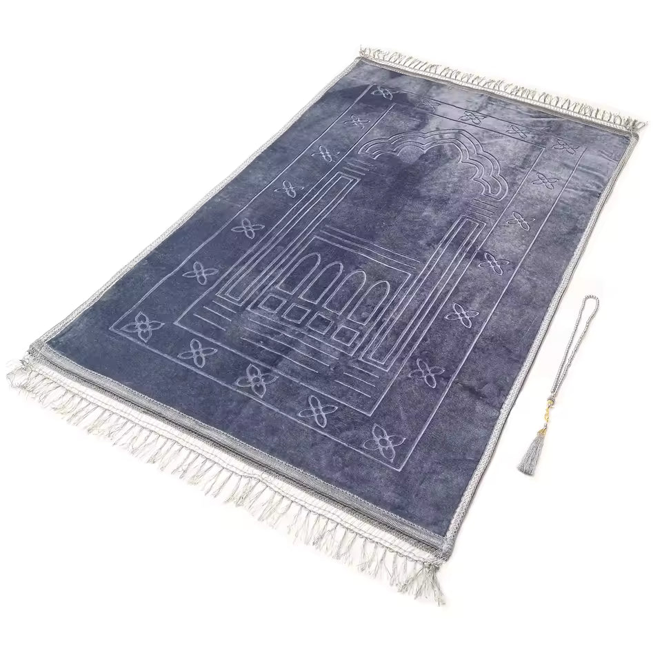 Handmade Prayer Mat - Blue