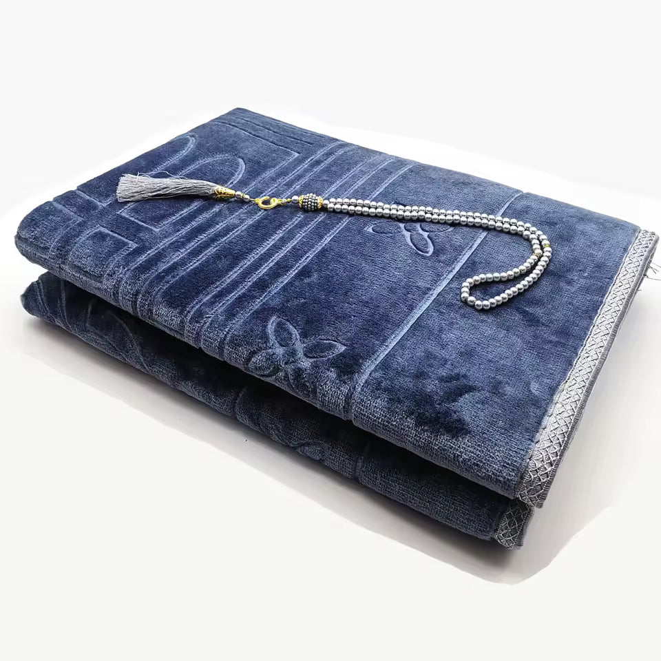 Handmade Prayer Mat - Blue