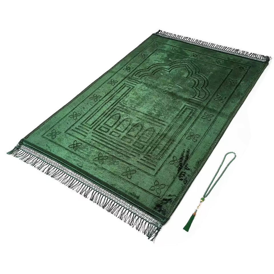 Handmade Prayer Mat - Green