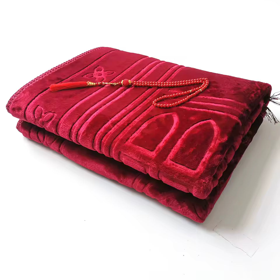 Handmade Prayer Mat - Red